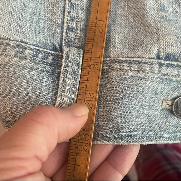 J. Jill Light Wash Jean Jacket, XS - Picture 14 of 14